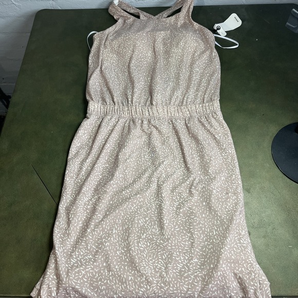 Prana Dresses & Skirts - Prana NWT Kamen Taupe Dress Casual Sz M. Pockets Shelf Bra